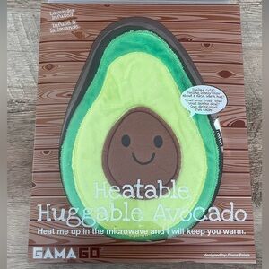 GAMAGO Heatable Huggable Avocado Heat Pad Lavender Infused